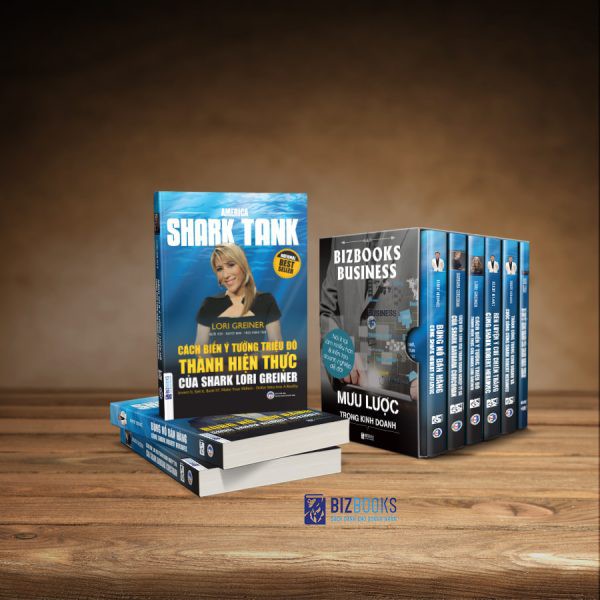 Sách - Combo 6 Cuốn Sharktank: Mưu lược trong kinh doanh Tặng Sổ Tay