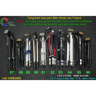 Tripod Nhật 2nd cao cấp siều bền chắc - Phần 3 (chân máy ảnh)