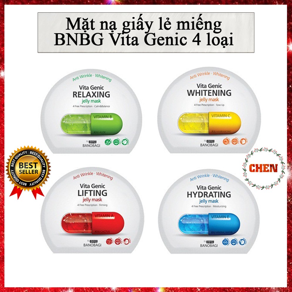 Mặt Nạ Giấy BNBG Vita Genic lẻ miếng