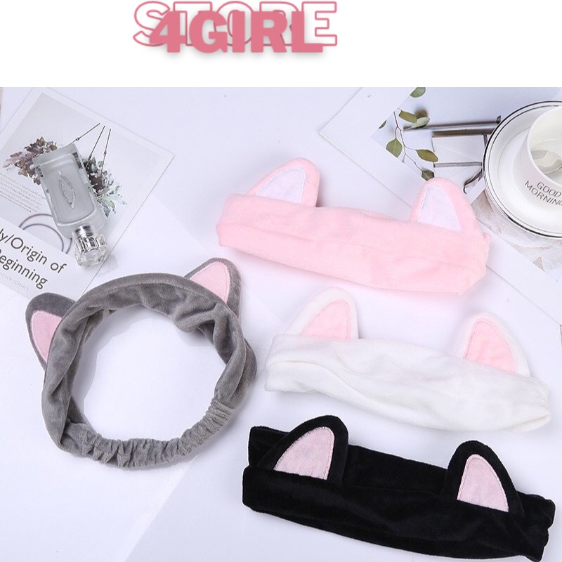 Combo 200 Băng Đô Tai Mèo Cute (Nhiều Màu)