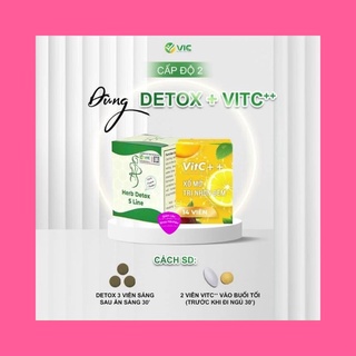 Herb Detox S Line + Xổ Mỡ VitC++