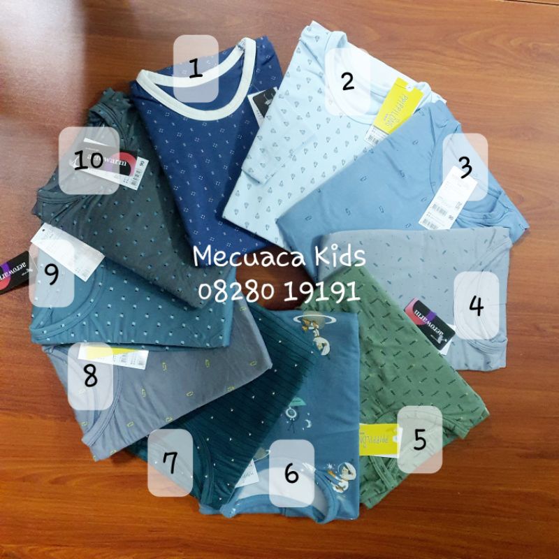 Bộ ngủ mặc nhà dài tay cotton modal chất mềm, mỏng, co giãn xuất Hàn cho bé trai