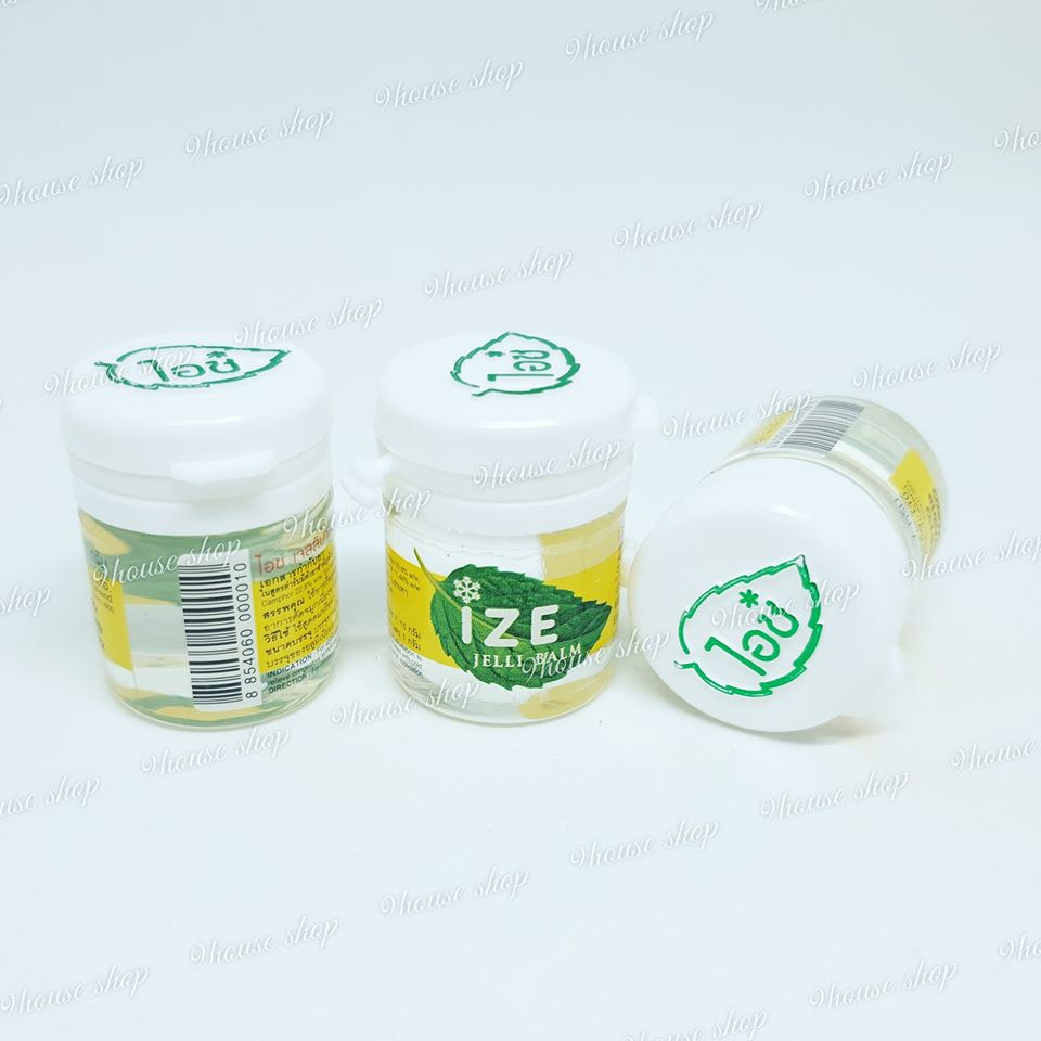 01 Hủ Dầu Gel Bạc Hà IZE JELLI BALM 7gram Thái Lan