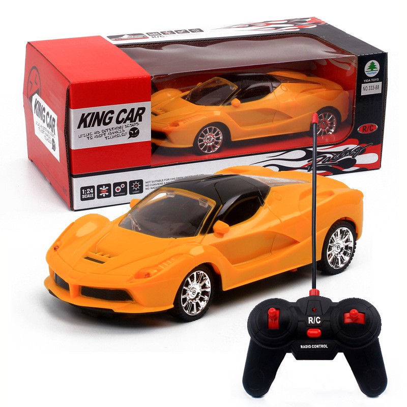 Siêu xe đồ chơi điều khiển từ xa Lamborghini và Ferrari king car có thể mở đóng cửa tự động