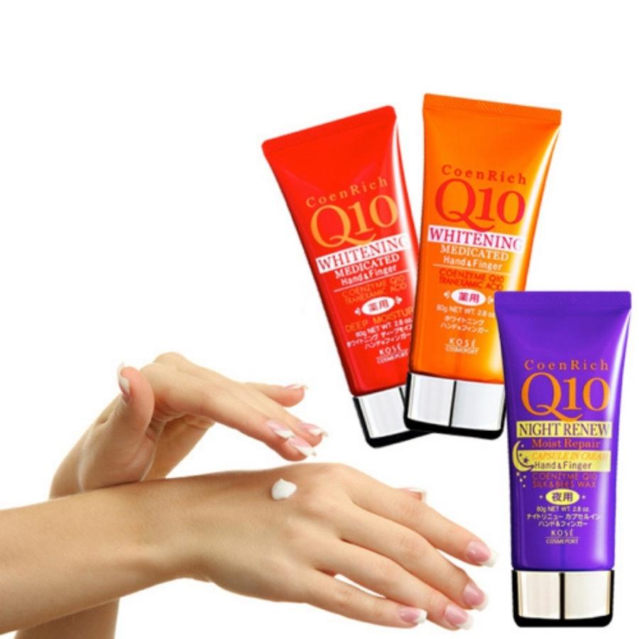 Kem dưỡng da tay Q10 mềm mịn Kose Hand Cream Nhật Bản