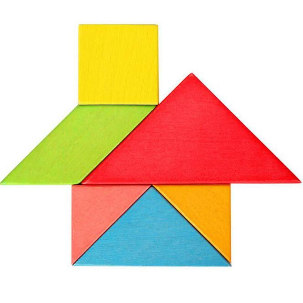 Đồ chơi xếp hình Tangram gỗ thông minh giáo dục montessori cho bé tư duy phát triển trí tuệ Space Kids