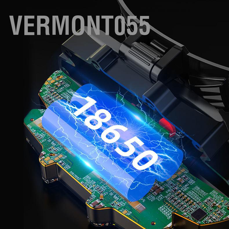 Có thể bán buôn Đèn Pin Đội Đầu 12 Bóng LED Sạc USB Chống Thấm Nước Dành Cho Đi Câu Cá/Đi Bộ Đường Dài/Câu Cá vermont055 Hàng giao ngay