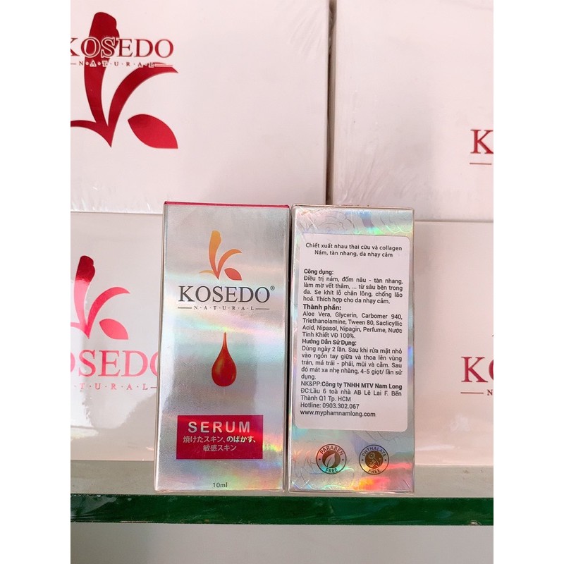 SERUM KOSEDO-Chiết xuất từ Nhau thai cừu và Collagen-Hỗ trợ điều trị nám.