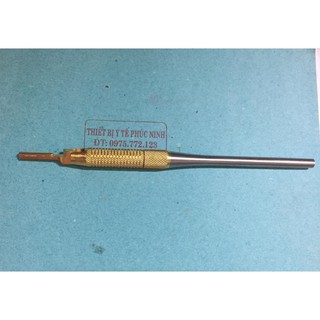 CÁN DAO THÂN TRÒN MẠ VÀNG SỐ 3-ĐỨC