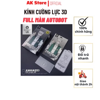 Kính cường lực Autobot full màn viền mỏng dành cho iPhone 12Mini/12/12Pro/12Pro Max