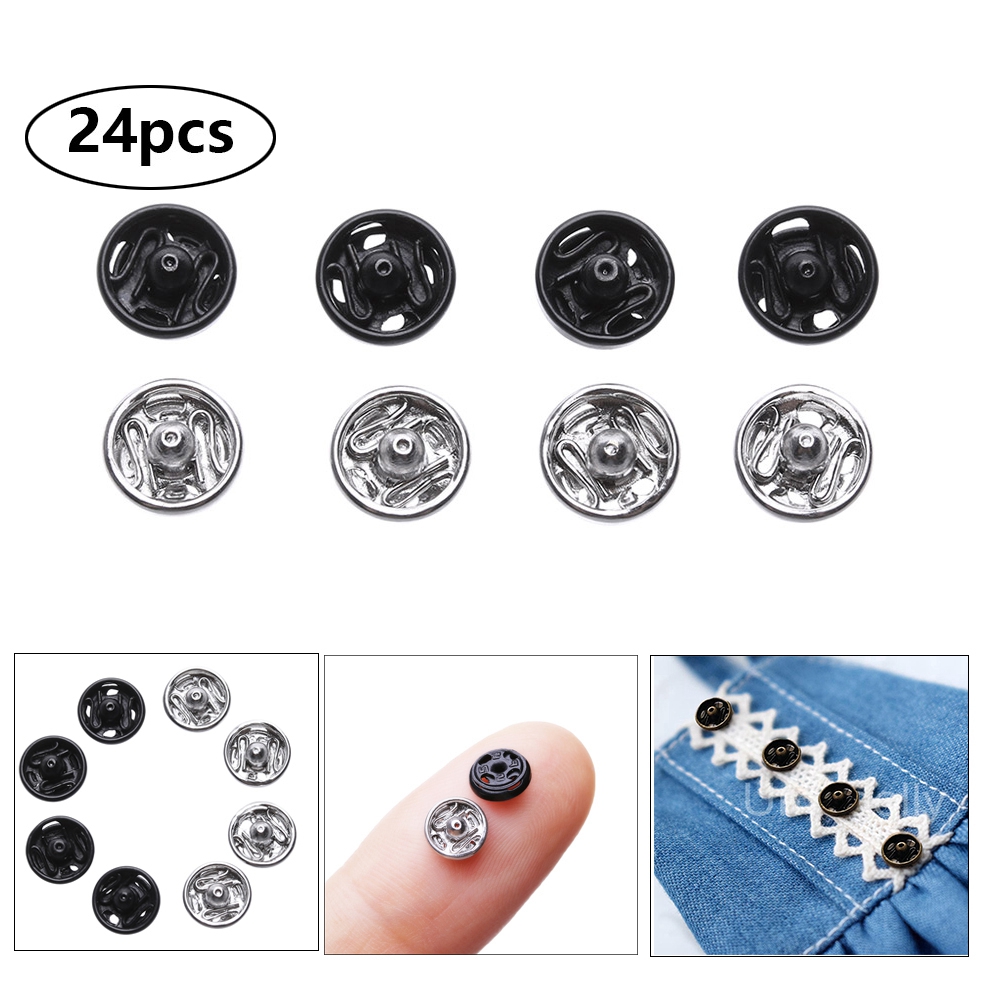 Set 24 Cúc Áo Mini 6mm Nhiều Màu Cho Búp Bê