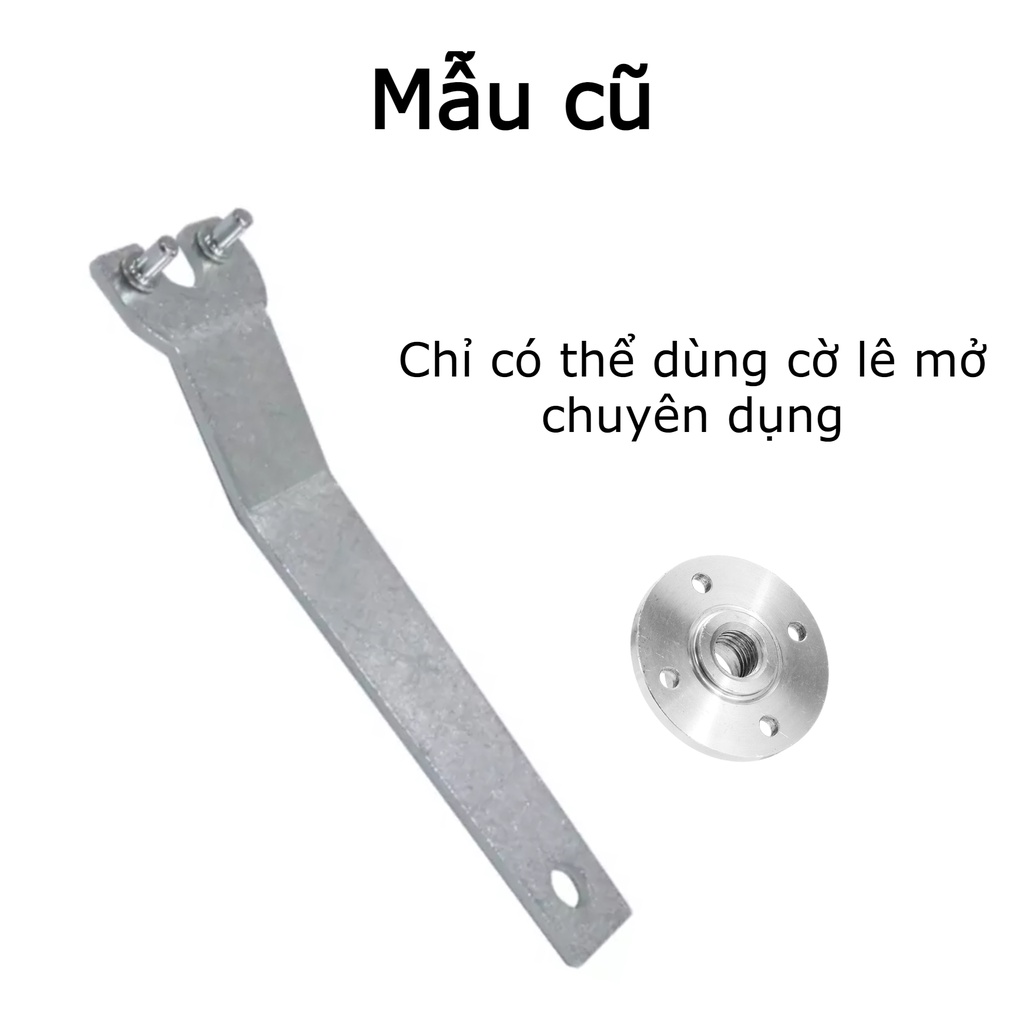 Đồng xu mặt bích ngoài siết đĩa cắt gắn máy mài cầm tay mẫu mới lục giác dễ tháo lắp hơn