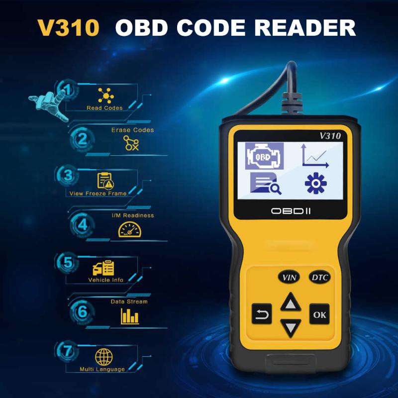 Thiết Bị Quét Chuẩn Đoán Lỗi Ô Tô Obd2 V310 Lezen / Clear Scanner Obd 2 Obd2