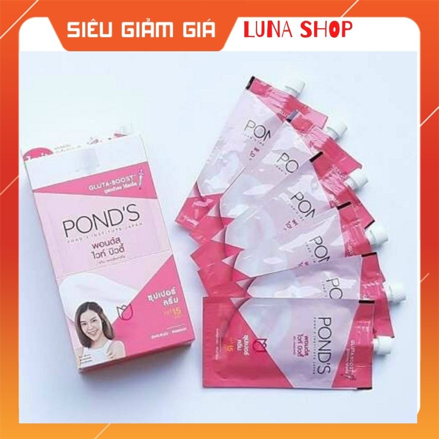 { Hott !!! } Kem dưỡng da Pond's nâng tone mờ thâm nám 1 HỘP 6 GÓI (7gr/gói)