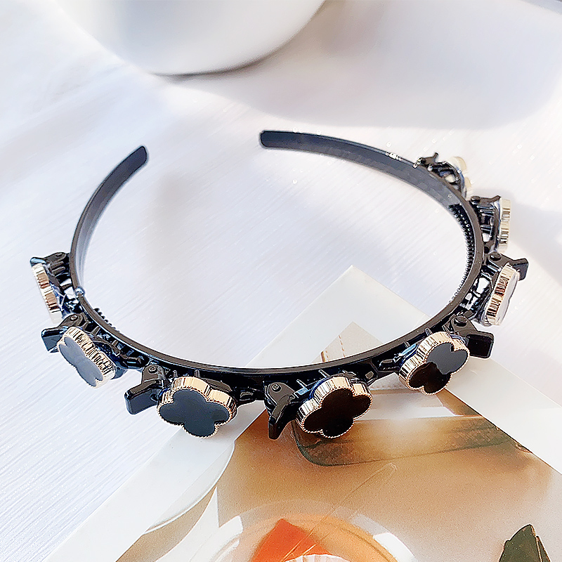 Băng đô cài tóc gắn ngọc trai thời trang Hàn Quốc đáng yêu