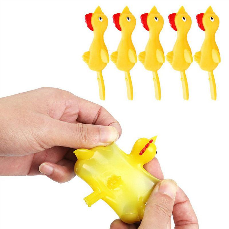 1 Đồ chơi cao su kéo giãn phóng xa hình gà tây vui nhộn mới lạ