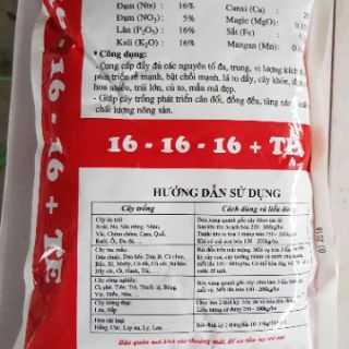 Phân bón cao cấp Premium 16-16-16-TE