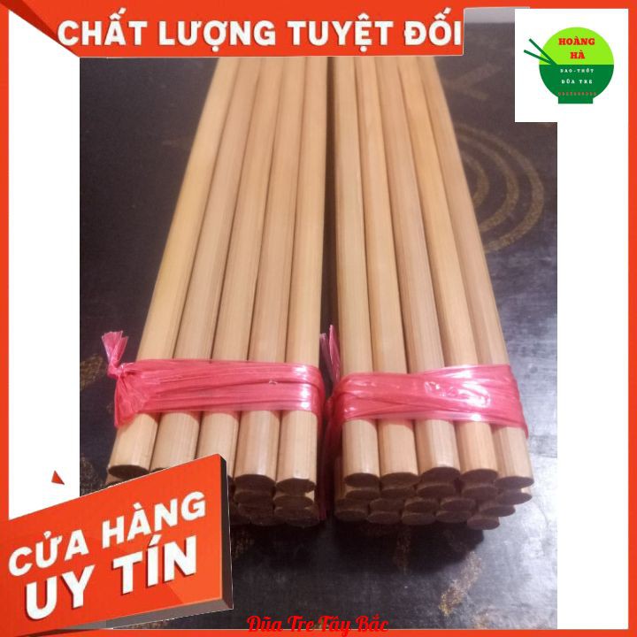 Đũa Tre Vót Tay Tây Bắc không hóa chất không nấm mốc1 bó 10 đôi.