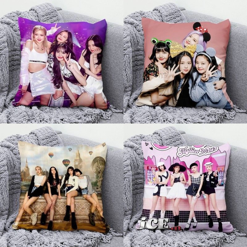 Gối Ôm Hai Mặt In Hình Nhóm Nhạc blackpink lisa jisoo jennie