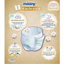 Bỉm MOONY NATURAL đủ size NB63/S58/M48/L36/L38/XL32 nội địa Nhật Bản cho bé từ ss đến 22kg