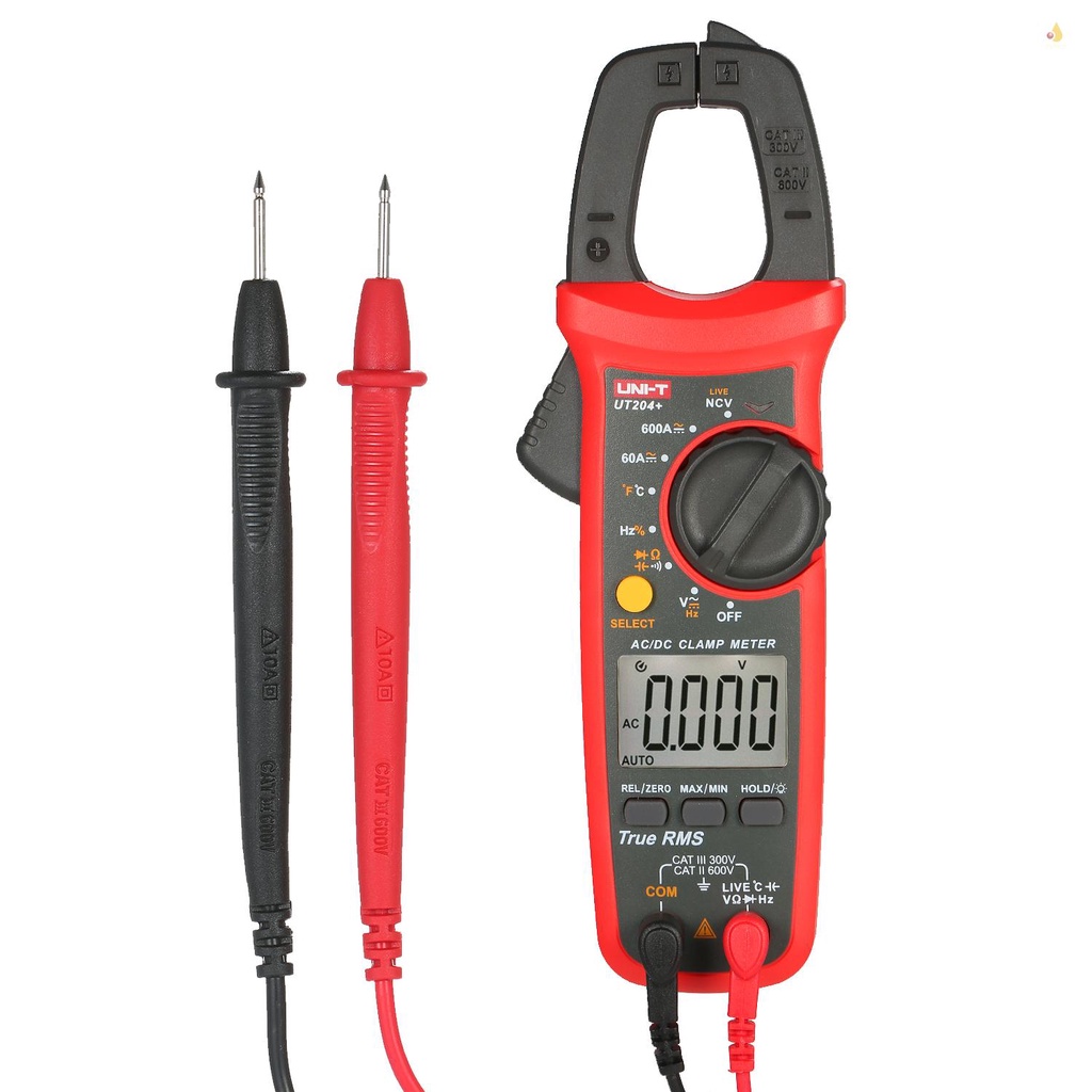 Kẹp Vạn Năng Kế Kỹ Thuật Số UNI-T UT204+ 6000°C Nhiệt độ