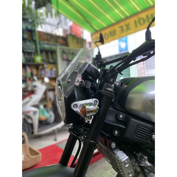 xi nhan màu bạc crome cho xsr155 (1 cặp )