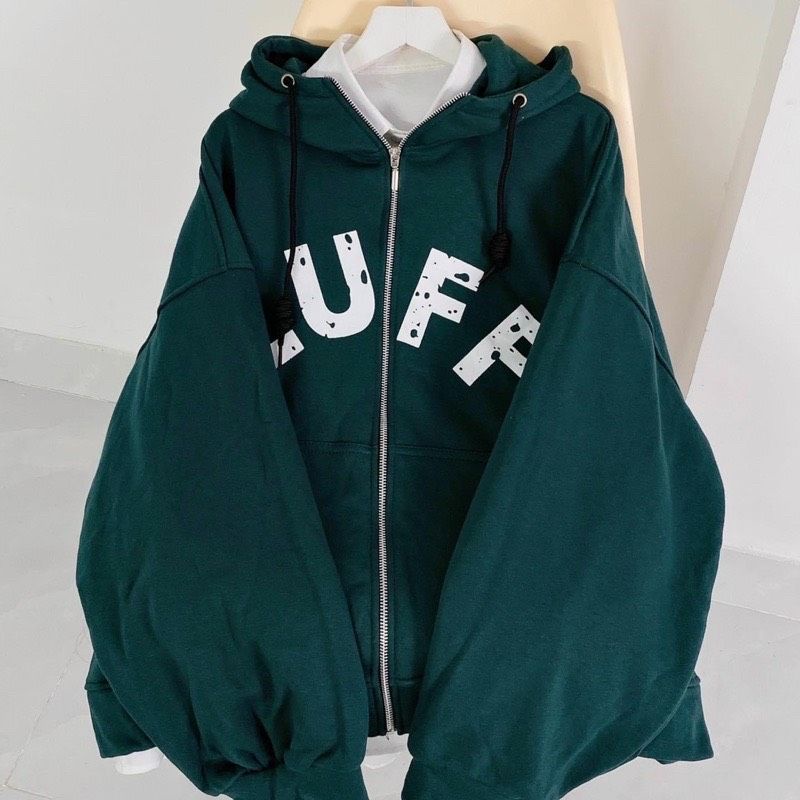 Khoác Nỉ Fluffy Màu Xanh Nỉ Cotton Dày Dặn. Hà Trang clothing | BigBuy360 - bigbuy360.vn