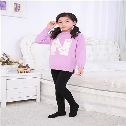 Quần Tất Legging Lót Lông Cừu Dày Dặn Thời Trang Thu Đông Cho Bé Gái