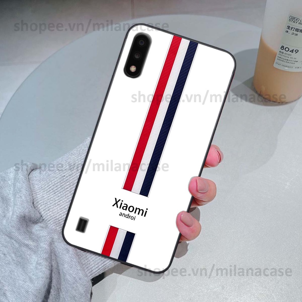 Ốp Samsung A01 / A02 in giả da phong cách thể thao, cá tính, thời trang