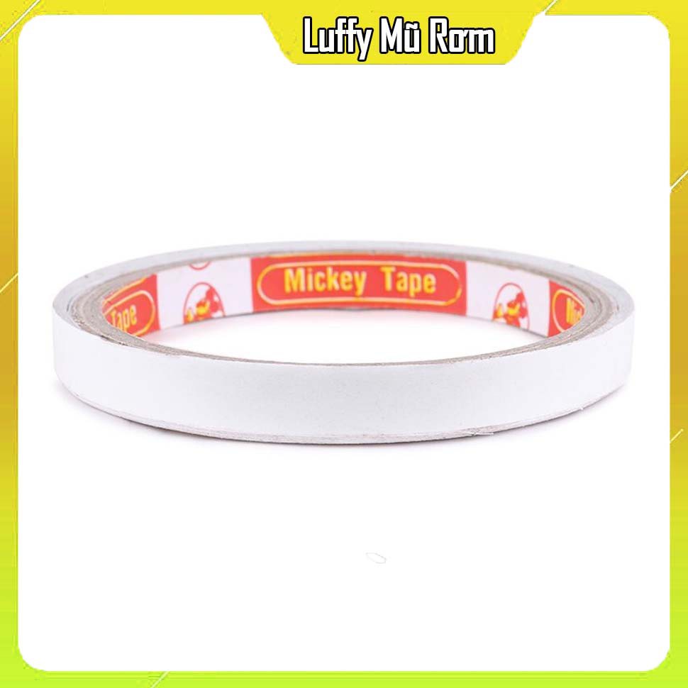 Băng dính 2 mặt Mickey Tape cỡ 1cm