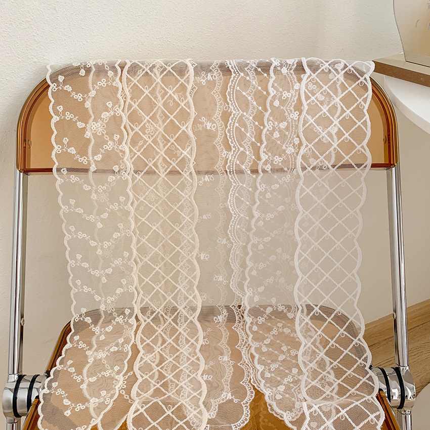 Băng Đô Cài Tóc Phối Ren Và Ngọc Trai Dễ Thương Phong Cách Hàn Quốc