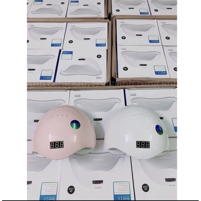 Máy Hơ Gel , Sun5 chữ nổi , tem xanh Chính Hãng,48W/ UV/LED