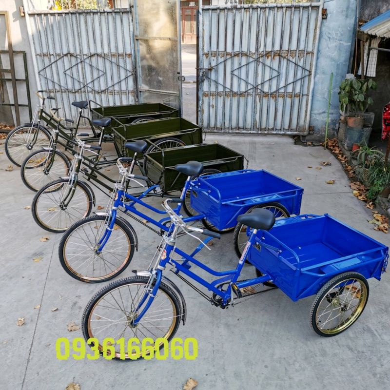 XE ĐẠP 3 BÁNH CHỞ HÀNG BẢN PHANH ĐŨA