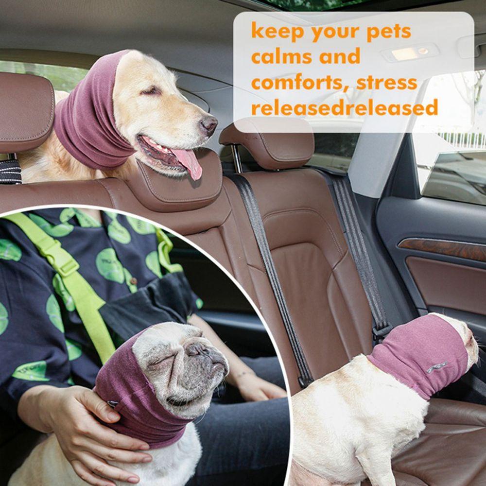 Khăn Trùm Đầu Mềm Mại Cách Ấm Chống Ồn Cho Thú Cưng