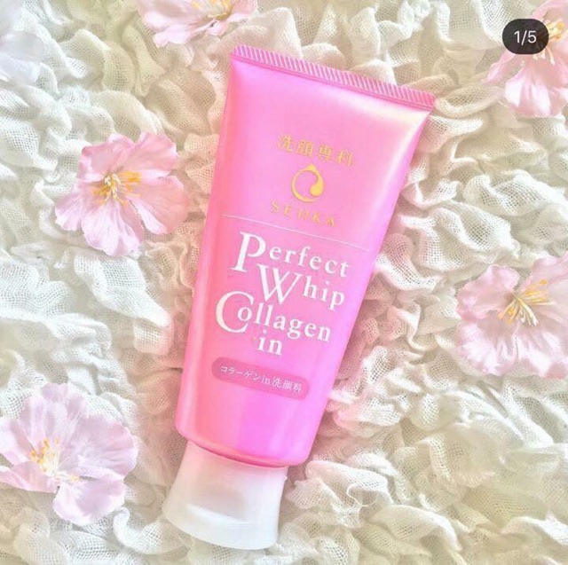 SRM Perfect Whip Collagen In Senka phiên bản Sakura màu hồng cực yêu ( hàng chính hãng ) | BigBuy360 - bigbuy360.vn