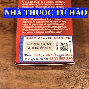 ✅(CHÍNH HÃNG CÓ TEM CHỐNG HÀNG GIẢ) Sâm ANGELA GOLD hộp 60 viên - huytv2010 | BigBuy360 - bigbuy360.vn