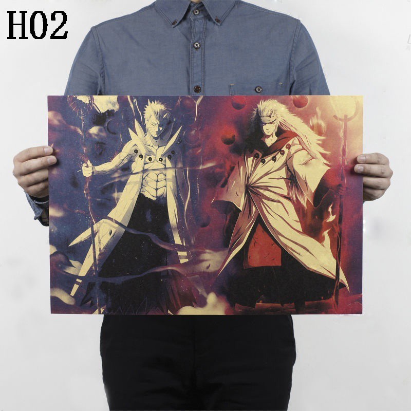 Miếng dán tường 51.5cmX35.5cm họa tiết phim hoạt hình Naruto độc đáo ấn tượng | BigBuy360 - bigbuy360.vn