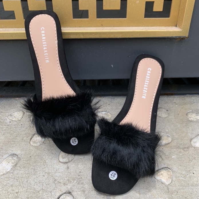 Dép lông quai ngang nữ thời trang shop sẵn đủ size 36-39, dép kiểu nữ thời trang