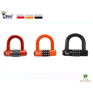 KHÓA SỐ YETI L-701 CAO CẤP ( ĐEN - ĐỎ - CAM )