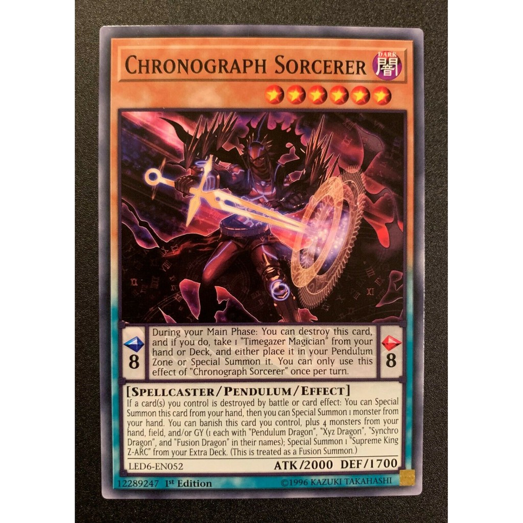 THẺ BÀI YUGIOH Chronograph Sorcerer