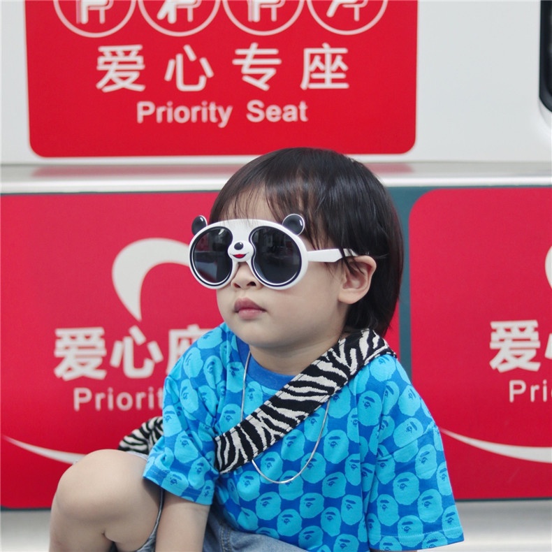 Kính gấu trúc cho bé ,mắt kính, kính râm chống tia uv cho bé thời trang