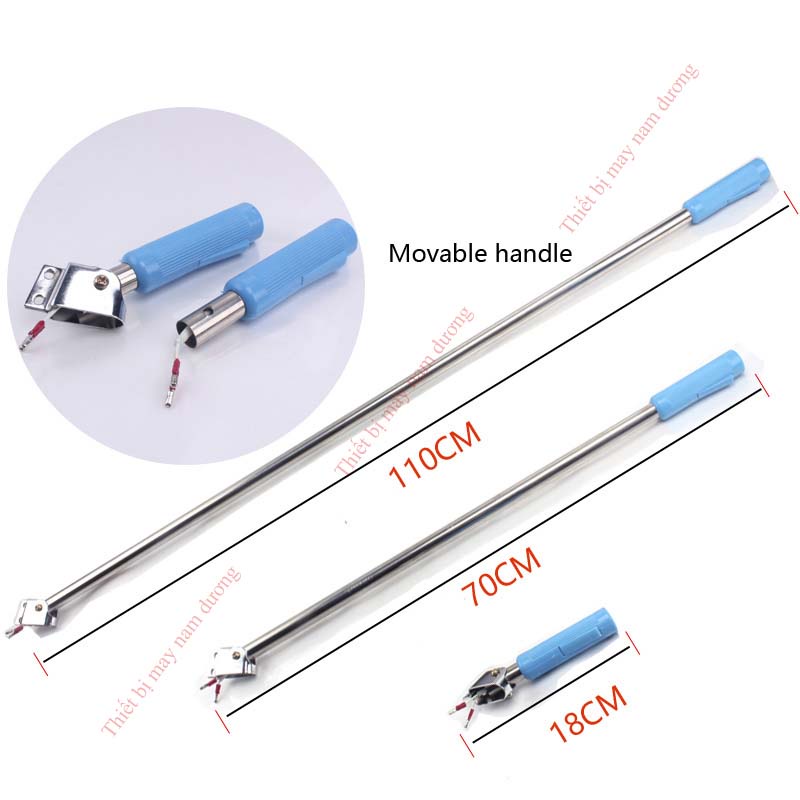 Tay cầm cán dài dùng cho máy cắt vải đầu bàn &gt; linh kiện máy cắt vải đầu bàn
