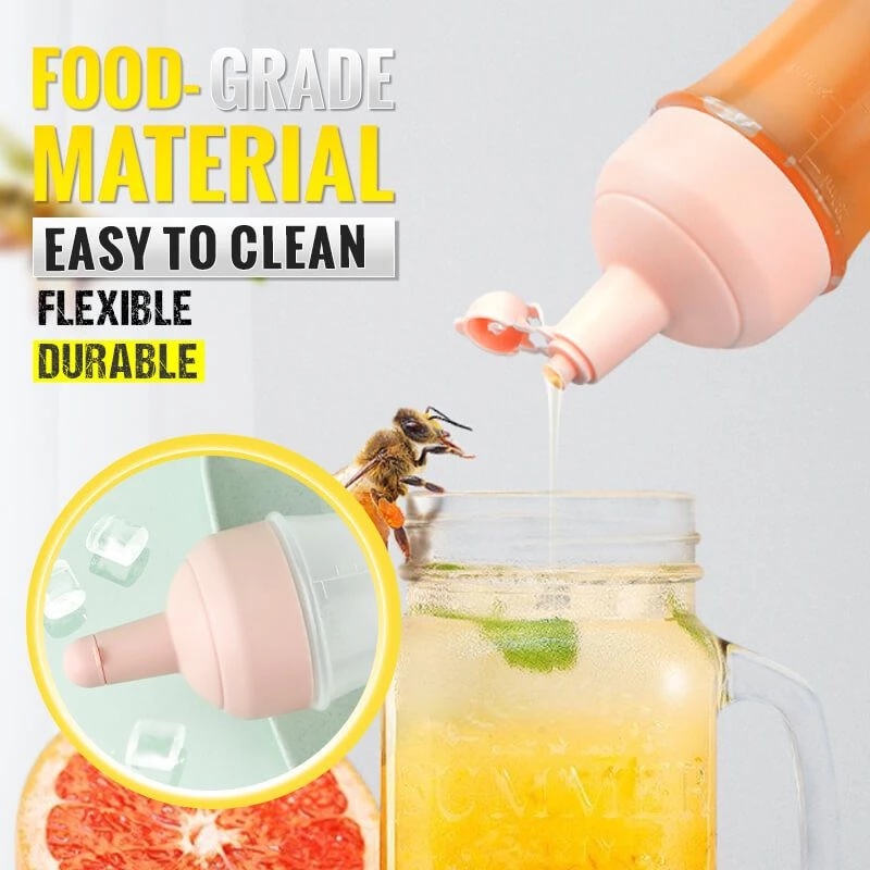 Bình Nhựa Đựng Nước Sốt 350ml Có Nắp Đậy Tiện Lợi