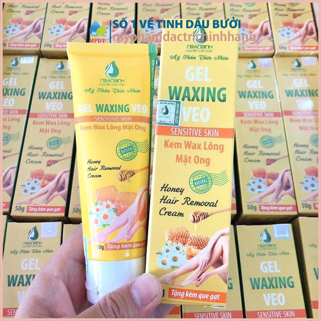 Gel waxing VEO kem tẩy lông Ngân Bình làm sạch vùng lông dưới cánh tay, lông nách, lông chân, lông tay, lông bikini