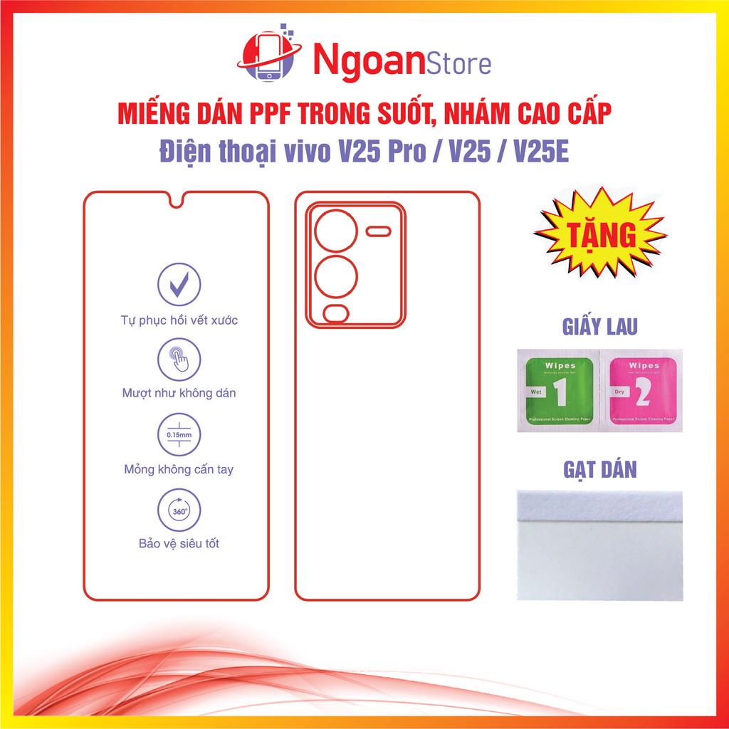 Miếng dán PPF cho Điện thoại vivo V25 Pro / V25 / V25E - Ngoan Store