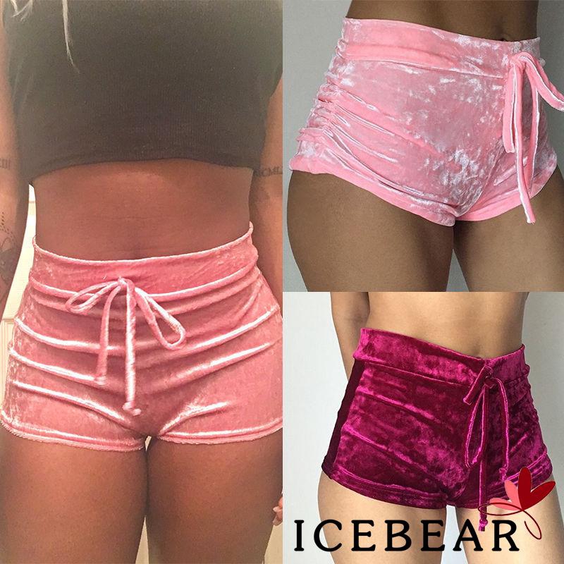 Quần ngắn lưng cao thời trang mùa hè quyến rũ dành cho nữ đi biển