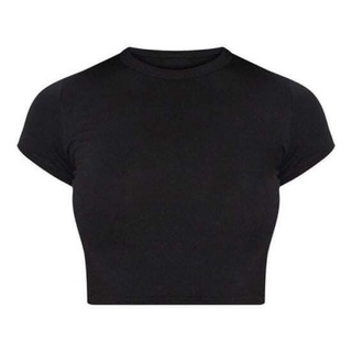 ÁO CROPTOP TAY NGẮN - THUN LẠNH