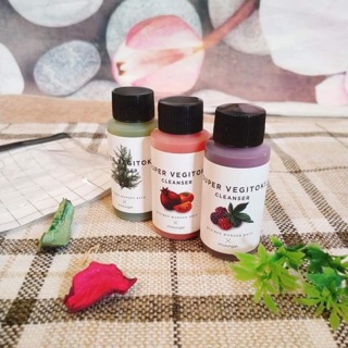 Set Sữa rửa mặt Super Vegitoks Cleanser 30ml