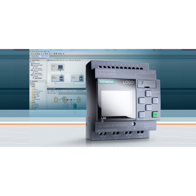 Bộ lập trình Logo Siemens 230RCE (6ED1052-1FB08) Hàng Chính Hãng, Bảo Hành 12 tháng