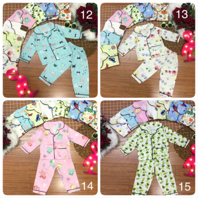 [Link 1]Bộ pijama tay dài xinh iu cho bé trai và bé gái